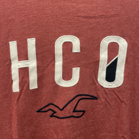 Hollister Mens Ragland Long Sleeve Crewneck Shirt Size Medium - Picture 2 of 4